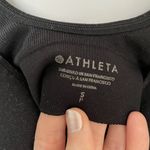 Athleta  black padded sports bra women's size small comfortable flattering Photo 2