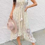 Cupshe  Cream Lace Dress Photo 3