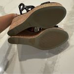 Madden Girl Strappy Platform Cork Wedge Sandals Womens 9M Gold Accents Summer Photo 6