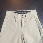 Kerrits Horse Riding Breech Pants Cream Tan Zip Fly Small Pants Fleece Lined Photo 2