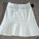 Apostrophe NWT  Petite Women's White Floral‎ Design Skirt Size 12P Photo 0
