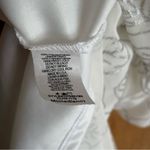 NWT Francesca’s White Silver Floral Sparkle Dress Sz M Size M Photo 5