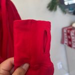 Lululemon Run For It Pullover Sz 6 Red Hooded Long Sleeve Quarter Zip Photo 15