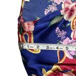 Vintage 90s Floral Paisley Print Button Photo 5