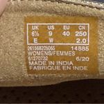 Clarks Collection Metallic Gold Bronze Leather Trish Willow Slip On Shoes 9 Wide Photo 9