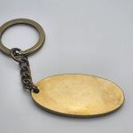 Fossil  Gold Tone & Brown Keychain Photo 2