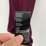 Silence + Noise Red Ribbed Sleeveless Bodycon Midi Dress Womens S Baddie Fall Photo 5