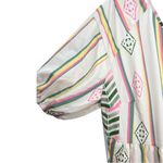 Bloomchic  balloon short sleeve native colorful white plus pink green tiered Photo 1