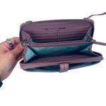 The Sak Leather Studded Wallet Crossbody Purse Convertible Phone Bag Mauve Photo 2