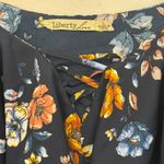 Liberty Love  Floral Ruffle Cold Shoulder Cropped‎ Top Size Lg Y2K Coquette Indie Photo 5