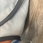 Light Gray Athletic Shorts with Black Trim Blue Size 1X Photo 3