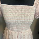 Mabel Mable Pink/White Grid Pattern Maxi Dress NWOT Photo 10