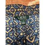 Womens Ralph Lauren Long Maxi Drawstring Skirt Blue Spring Summer Vacation M Size M Photo 3