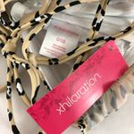 Xhilaration Womens Swim Top Off Shoulder Lace Up Leopard Print Beige Size D/DD Photo 2