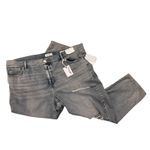 Jessica Simpson  Harmony High Rise Straight‎ Distressed Glitter Blue Jeans 22W Photo 2