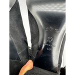 Longchamp  BLACK BLOCK HEEL LEATHER LACE-UP BOOT size FR 40/ US 9 Photo 4