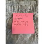 Cynthia Rowley  Capri Pants‎ Womens Linen Wide Leg Pull On Beachy Blue Chambray L Photo 6