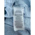 Ralph Lauren Lauren Pajama Gown Women's M Cotton Sleep Shirt Blue Striped Logo Photo 5