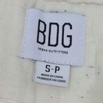 BDG Urban Outfitters Womens Sleeveless Speckled Crop Tank Top Size S White Slit Photo 3