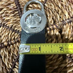 Michael Kors  Black Leather Belt Silver Clasp 39” L‎ Photo 6