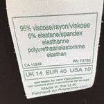 Laura Ashley Vintage 80’s Classic Black A-Line Skirt Size 10 Photo 4