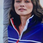 WoolOvers 100% Organic Cotton Striped Blue White Marine Vibe Sweater, size XXL Photo 4