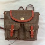 Guess  Brown Backpack with gold Details Photo 0