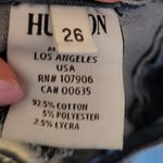 Hudson Jeans HUDSON STARK MOTO SUPER SKINNY PLEATED KNEE ZIPPER ACCENTED JEANS 26 Photo 13