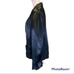 Vintage Black Satin Asian style shirt size M Size M Photo 3