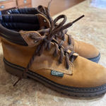 Candie's Candie’s Combat Boots Women’s 7 Tan Short Work Utility Photo 0