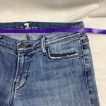 7 For All Mankind cuffed capri blue Jeans size 28 Photo 3