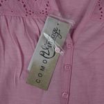 Como vintage  Sleeveless Tank Top V Neck Shirt Womens M Pink New Tractor Supply Photo 4
