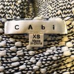 CAbi Black White Tape Yarn Tank Top Tunic Loose Fit Oversized XS Photo 6