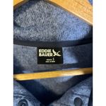 Eddie Bauer  Women's Radiator Fleece Snap Mock Neck Blue Pullover Sweater Small Photo 2