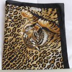 J Mico Sancho Paris Cheetah Print Tiger Scarf Black Photo 7