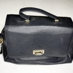 ECTU Palermo Italian Calfskin Leather Weekender Bag in Black Photo 2