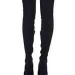 Dolls Kill  Black Thigh-High Boots Photo 1