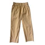 J.Crew Astrid Wide Leg Chino Crop Pale Pants Honey Brown Size Small Petite Photo 2
