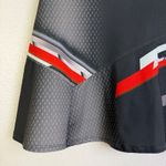 Lucky In Love Tech It Out Skirt Womens Size Small Grey Diamond Stripe Sport Gray Photo 1