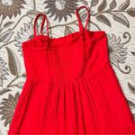 Knox Rose  Boho Dress Red Tiered Cottagecore S Small M Medium Photo 4