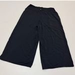 Halara Pants Womens Large Black Wide Leg Cropped Pants Flowy Palazzo Photo 1