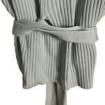Marissa Webb Mint Green Blue Wool Ribbed Knit Cardigan Wrap Sweater Size Small Photo 13