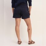 Everlane The Utility Short Organic Cotton Twill High Rise Navy Blue NEW Size 14 Photo 1