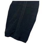 Kardashian Kollection New  Dress Womens S Bandage Mesh V Neck Bodycon Club Black Photo 4