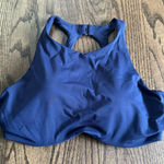 Athleta Womens Maldives Bra Cup High Neck Underwire Bikini Top Blue Size 34D/DD Photo 0
