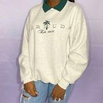 Vtg College House Bermuda crewneck sweatshirt Green Size L Photo 0