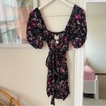 Saltwater Luxe NEW Bria Floral Wrap Mini Dress in Small Photo 3