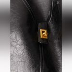 ASOS  - NWT faux leather black tote bag with gold lock detail Photo 2