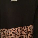 💝2xHP Aline leopard print midi skater dress sz sm Black Photo 7