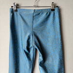American Apparel sz S blue specked leggings Photo 6